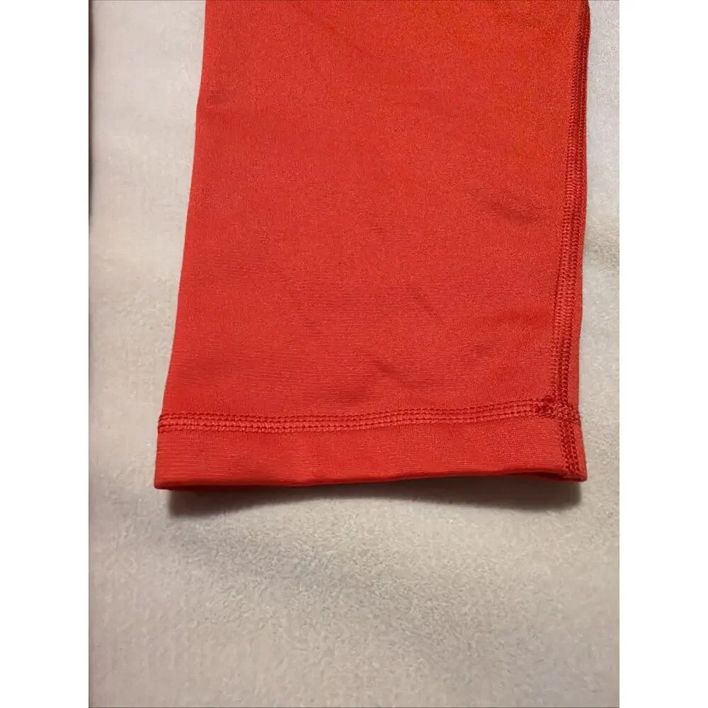 MENS THE NORTH FACE LONG SLEEVE RED FLEECE LINED 1/4 ZIP PULLOVER SIZE XL